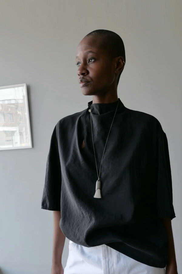 Lemaire Personal Brush Necklace - Silver