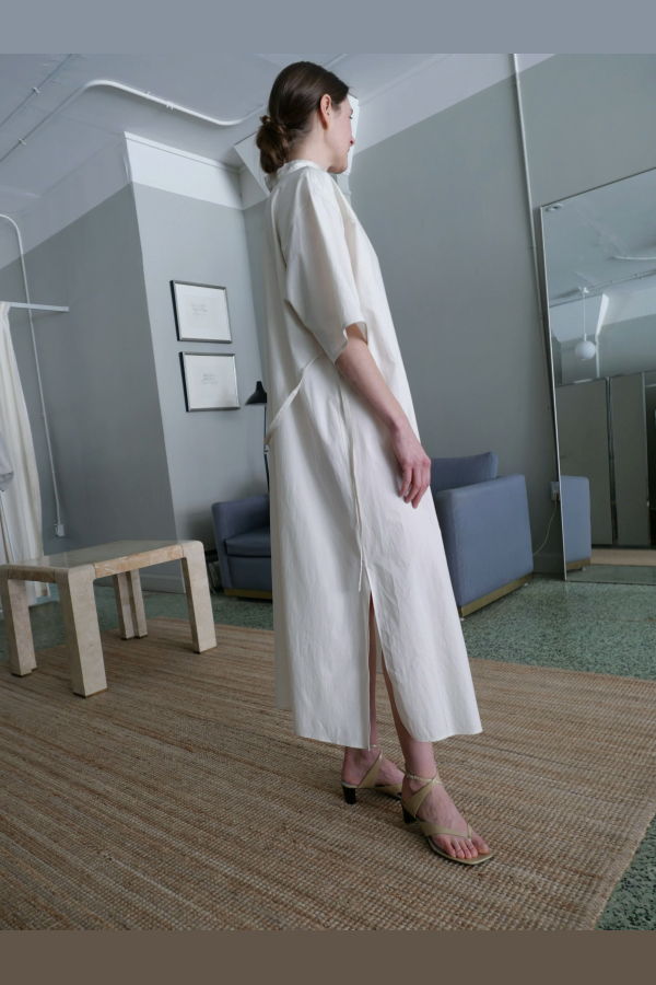 Lemaire Reversible Tube Dress - Cream