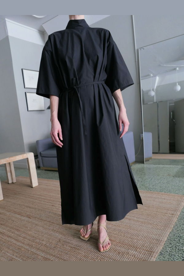 Lemaire Reversible Tube Dress - Squid Ink