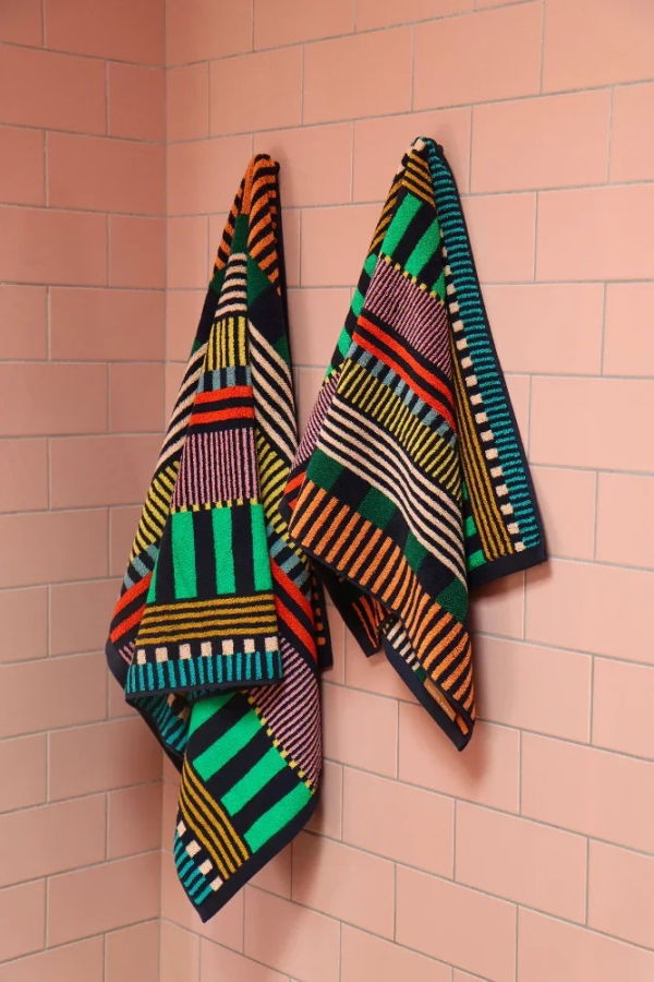 Donna Wilson Multi Stripe Bath Towel Collection