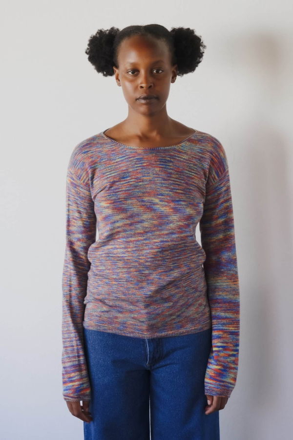 Baserange Flute Long Sleeve Top - Multicolored