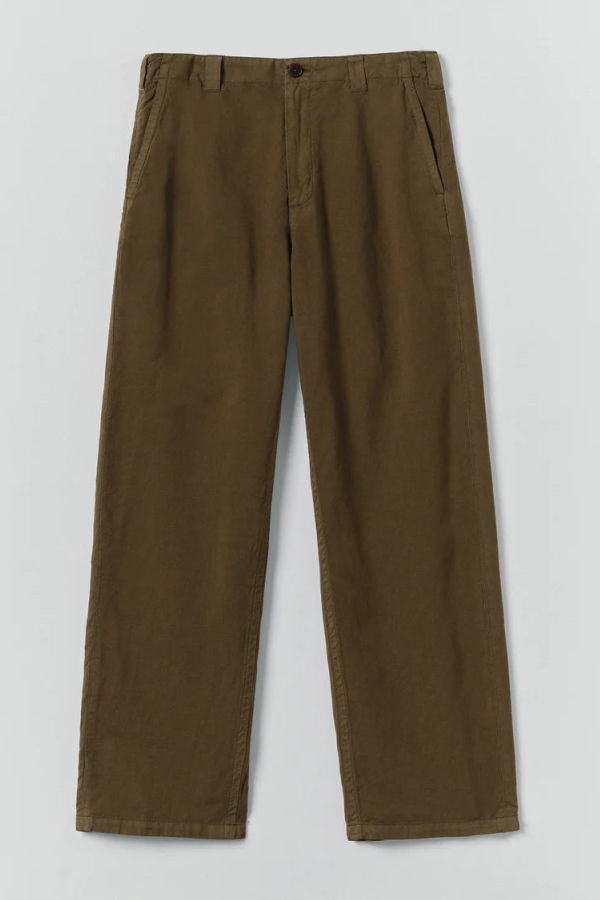 TOAST Rory Linen Trouser - Bronze Green