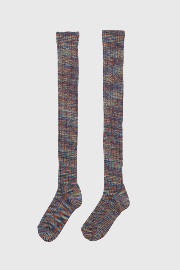 Baserange Twist Overknee Socks - Multicolored