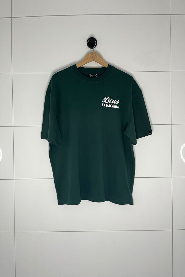Deus Biarritz Sign Tee - Racing Green