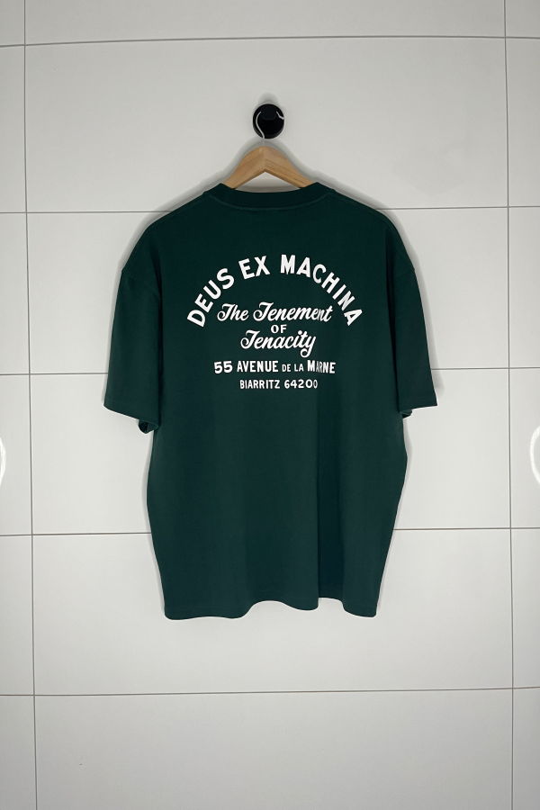 Deus Biarritz Sign Tee - Racing Green
