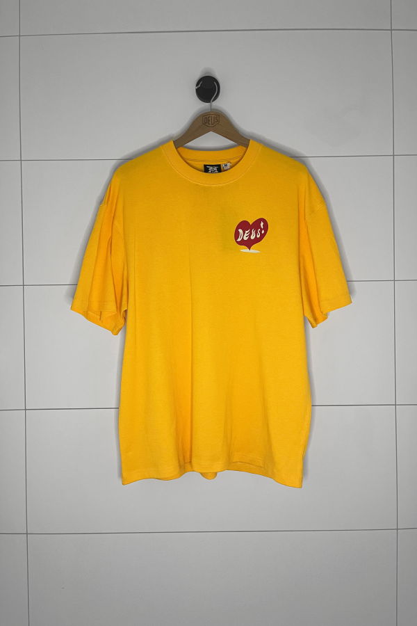 Deus Deep Cut Tee - Citrus Orange
