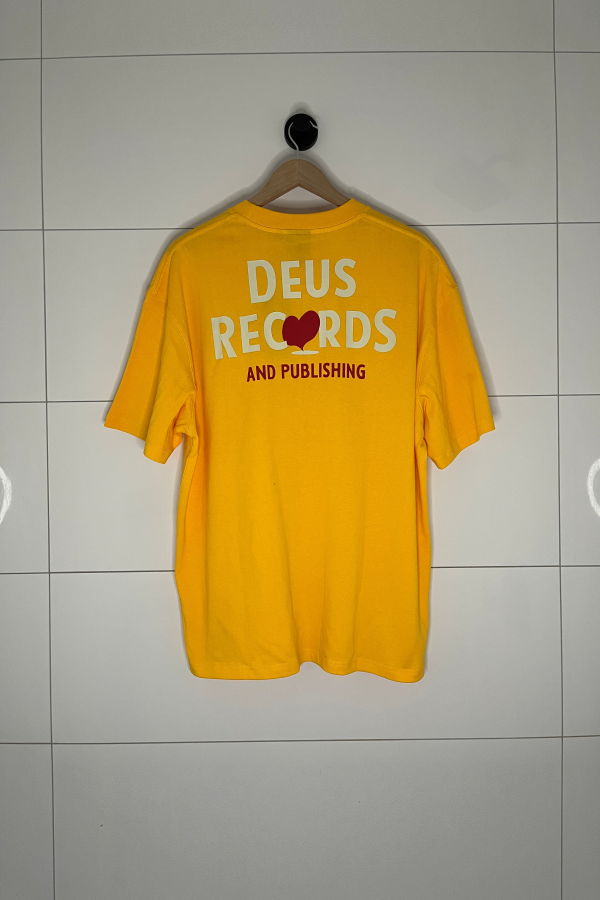 Deus Deep Cut Tee - Citrus Orange