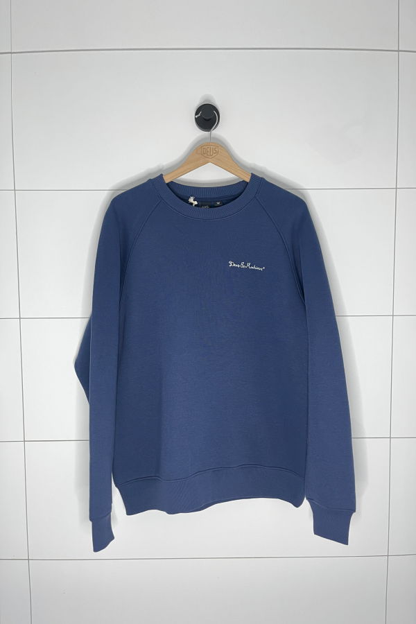 Deus Noodle Crew Sweater - Mechanic Blue