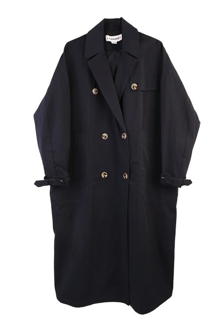 Cristaseya Cotton-Linen Oversized Trench | Garmentory