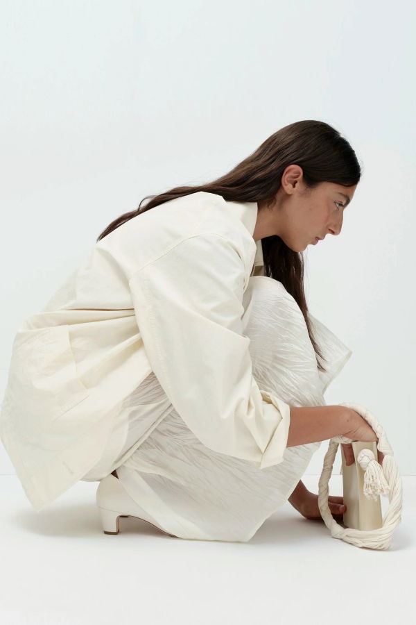 Mijeong Park Linen Blend Work Jacket