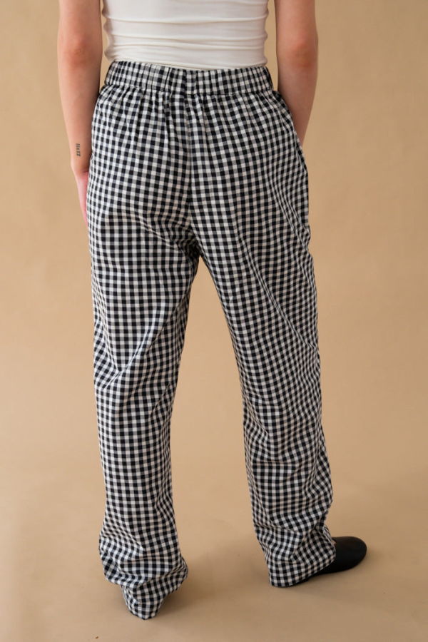 Rita Row Cep Pants - Black Gingham