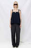 Black Crane Straight Pants - Thumbnail 3