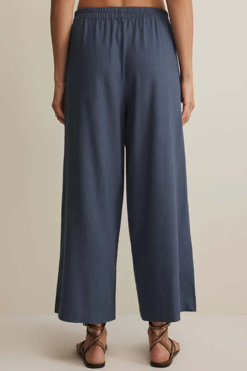 Z Supply Scout Linen Pant - Vintage Indigo