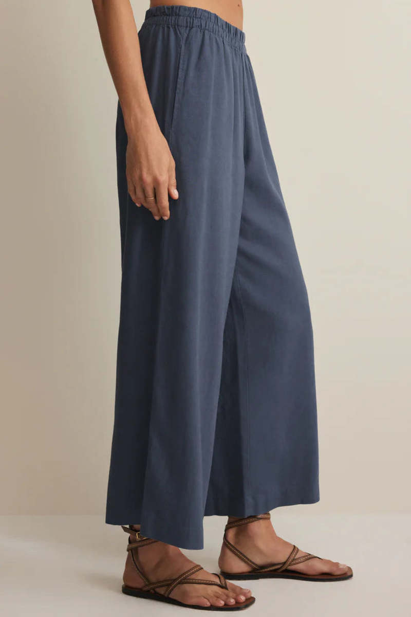 Z Supply Scout Linen Pant - Vintage Indigo