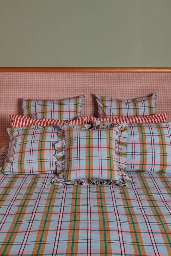 Mosey Me Confetti Plaid Quilt Cover