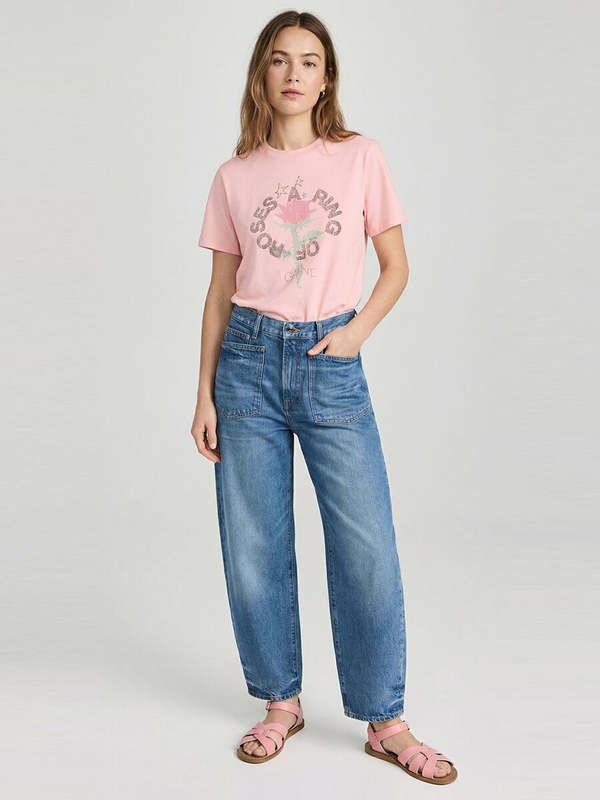 トップス GANNI Future Heavy Jersey T-shirt Ganni Future Heavy Jersey T-Shirt | Garmentory