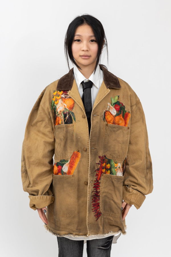 Doublet Vegetable Embroidery Work Jacket - Beige