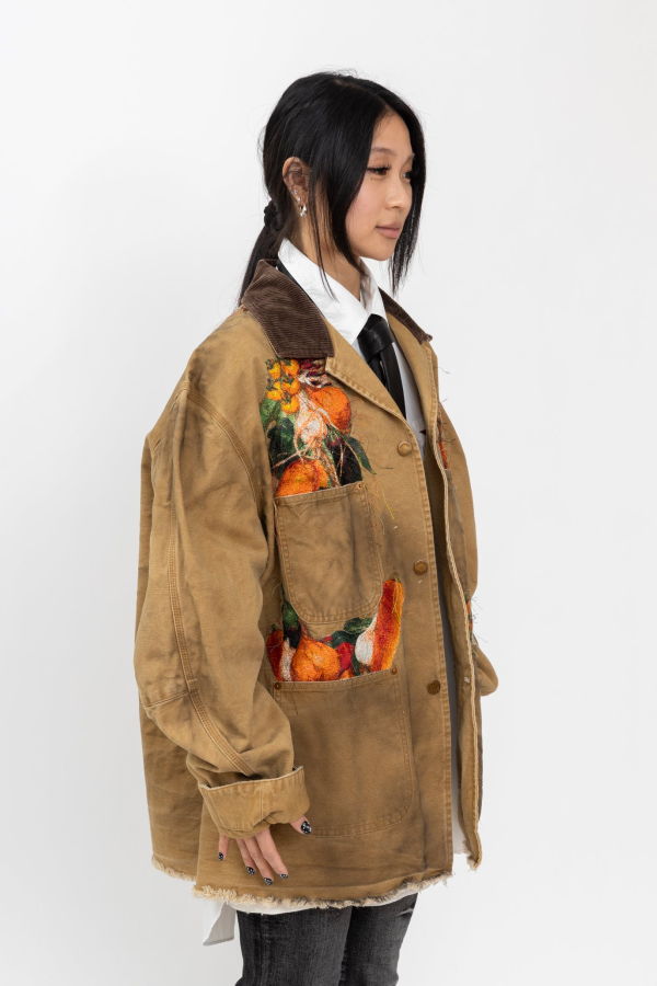 Doublet Vegetable Embroidery Work Jacket - Beige
