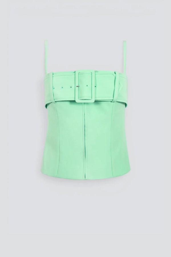 Sandy Liang Mint Ahsoka Top