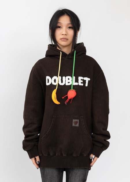 Doublet Ai Image Generation Mistake Hoodie - Grey | Garmentory
