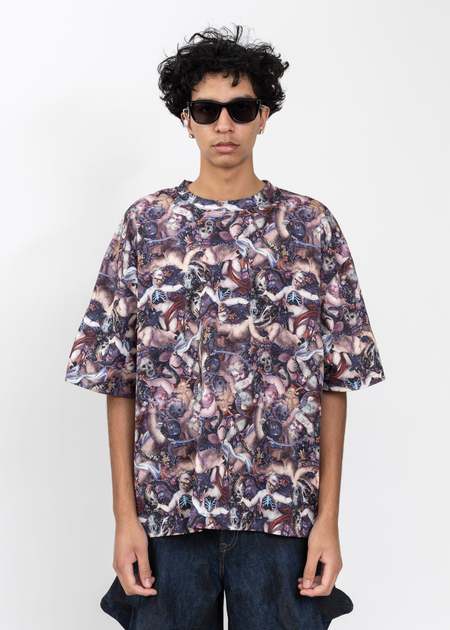 Kidill DESTROY PULLOVER DENIM SHIRT - BLACK | Garmentory