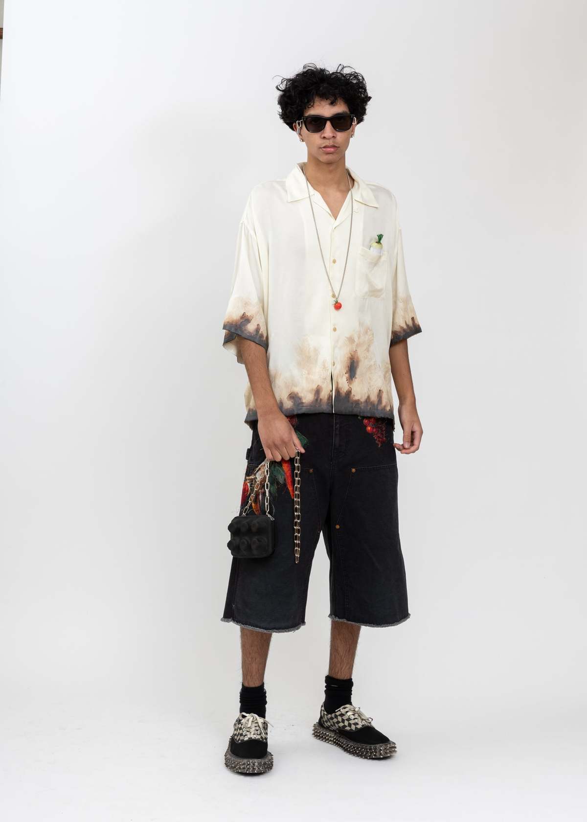 Doublet White Mud-Hand-Painted Shirt | Garmentory