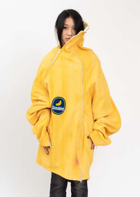 Doublet Banana Jacquard Sweater - YELLOW | Garmentory