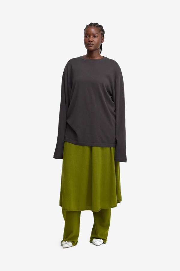 Extreme Cashmere N452 Rock Long Sleeve T-Shirt - Mud