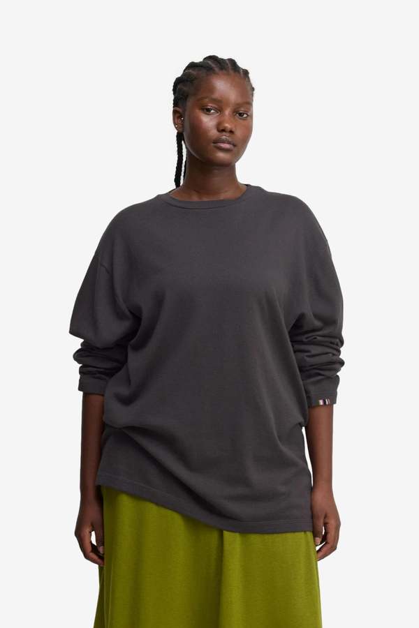 Extreme Cashmere N452 Rock Long Sleeve T-Shirt - Mud