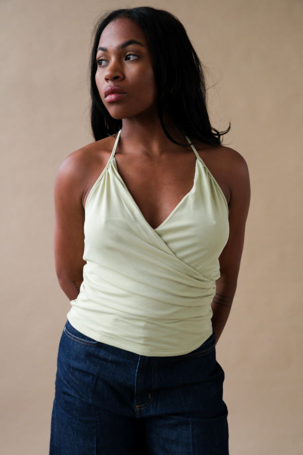 Geel Julian Halter Top - Melon