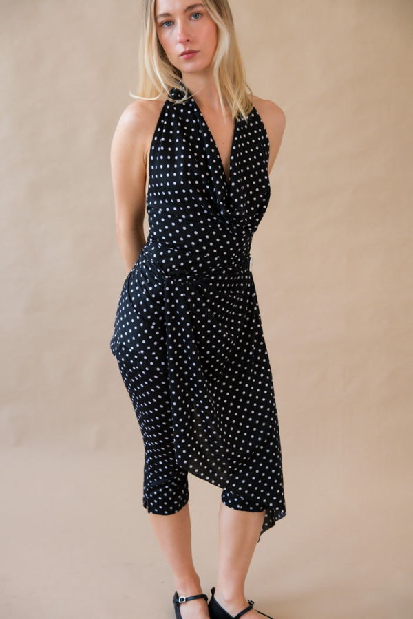 CAMPBELL&KRAMER Psyche Dress - Black Polka Dot