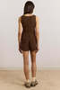 DAMSON MADDER Rylee Waffle Short - Burgundy - Thumbnail 6