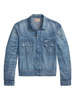 RRL Sawtooth Western Jacket - Light Indigo - Thumbnail 1