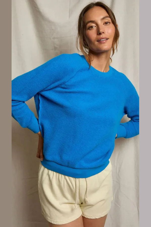Perfect White Tee Ziggy Reverse Fleece Crewneck Sweatshirt