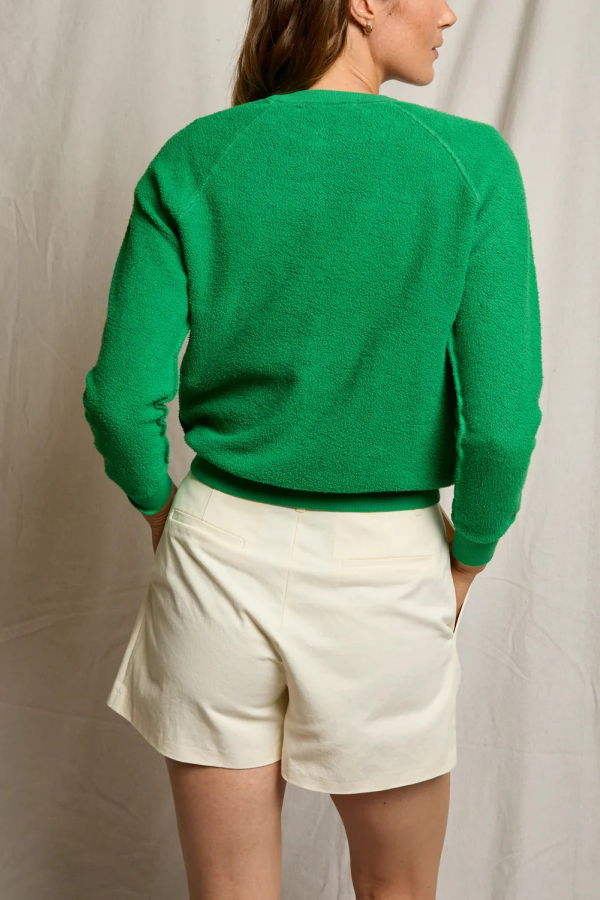 Perfect White Tee Ziggy Reverse Fleece Crewneck Sweatshirt
