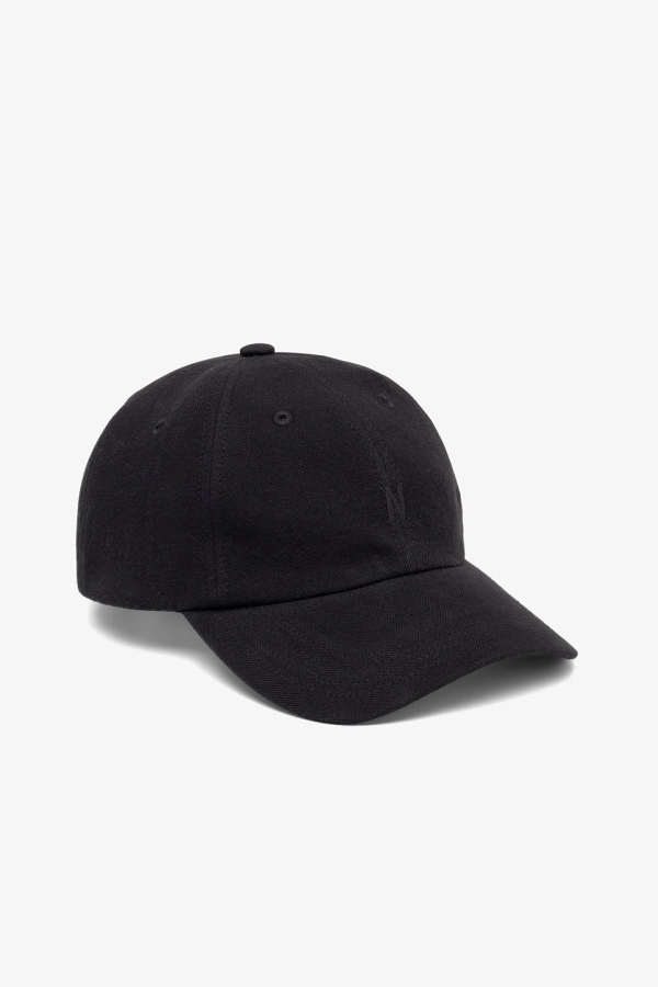 Norse Projects Cotton Wool Herringbone Twill 6-Panel Cap