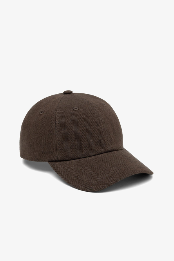 Norse Projects Cotton Wool Herringbone Twill 6-Panel Cap