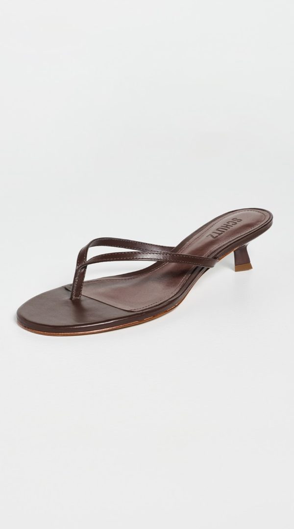 Schutz Carolyn Sandal - Brown Schutz Carolyn Sandal - Brown
