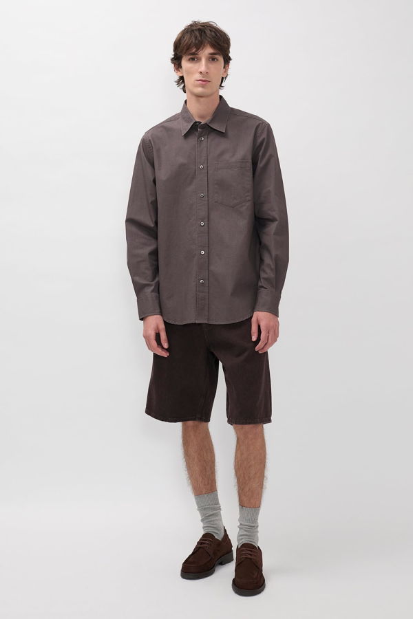 Norse Projects Kongshoved Cotton Faded Pigment Dyed Relaxed Shirt