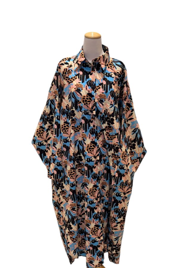 Rachel Comey Naz Floral Print Dress - Blue
