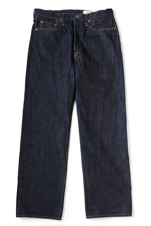 Kapital 14oz Denim 5P Monkey TH Pant One Wash