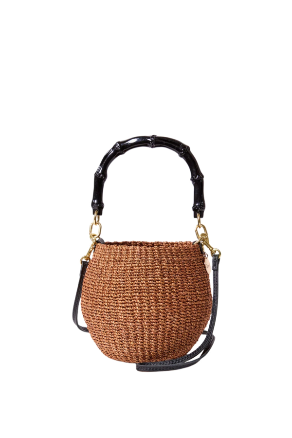 Clare V. Petit Pot De Miel w/ Bamboo Handle Handbag