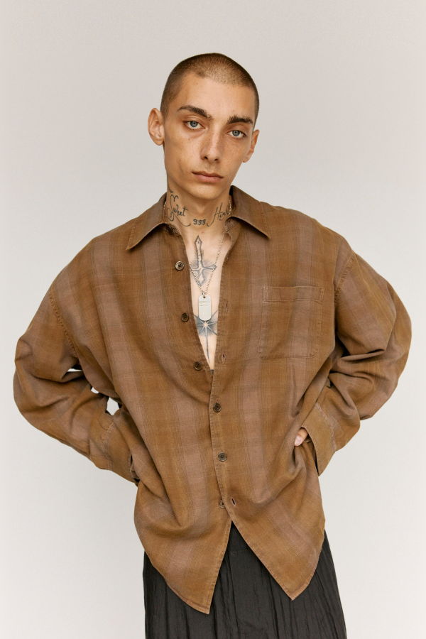 Our Legacy Dakota Flannel Check Borrowed Shirt
