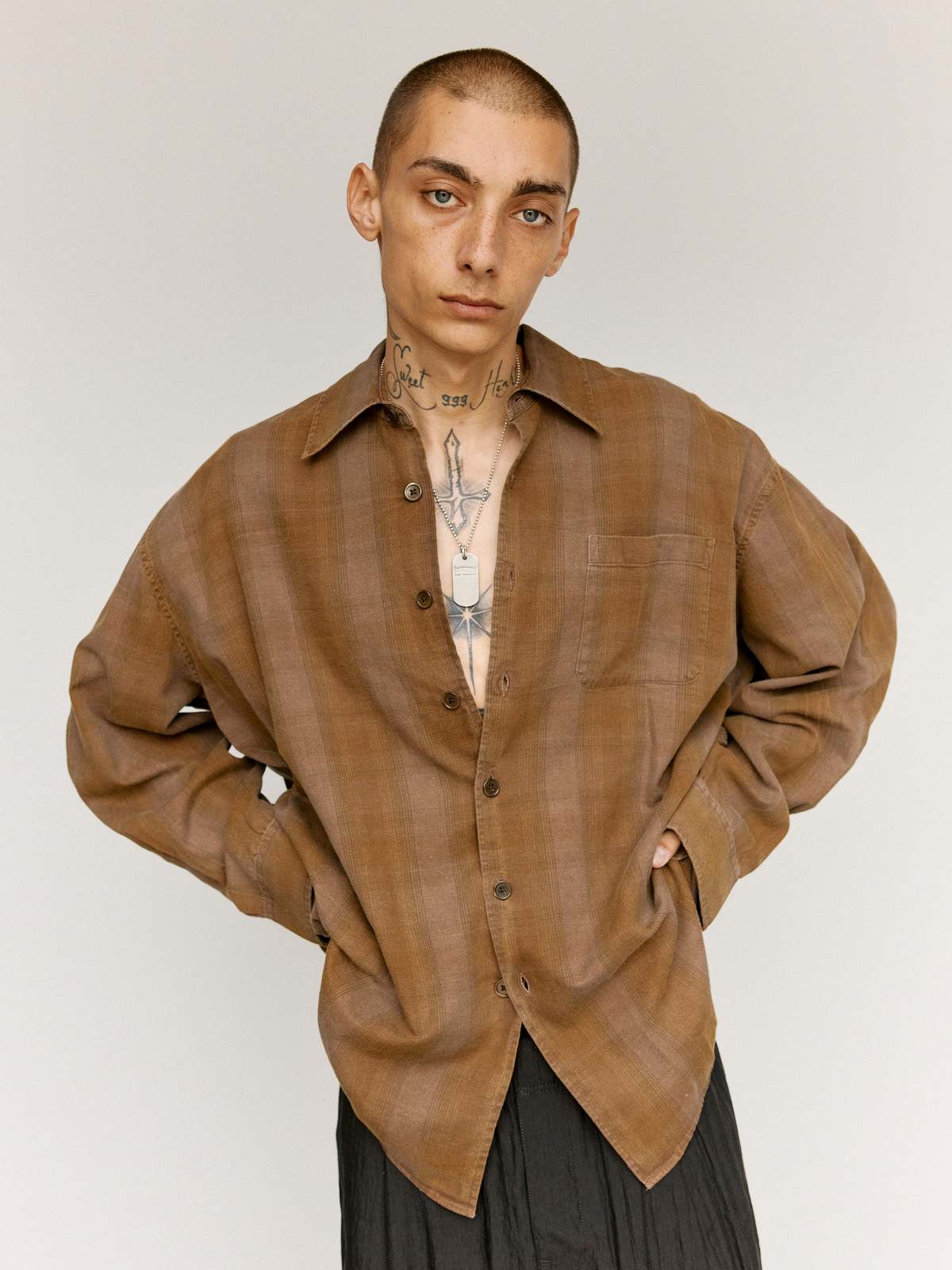 Our Legacy Dakota Flannel Check Borrowed Shirt - Image 1 of 9