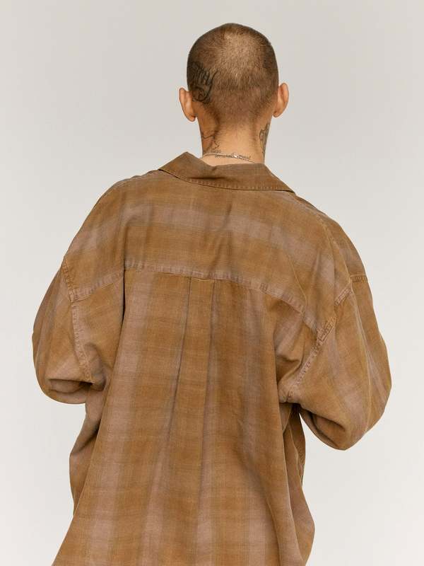 Our Legacy Dakota Flannel Check Borrowed Shirt | Garmentory