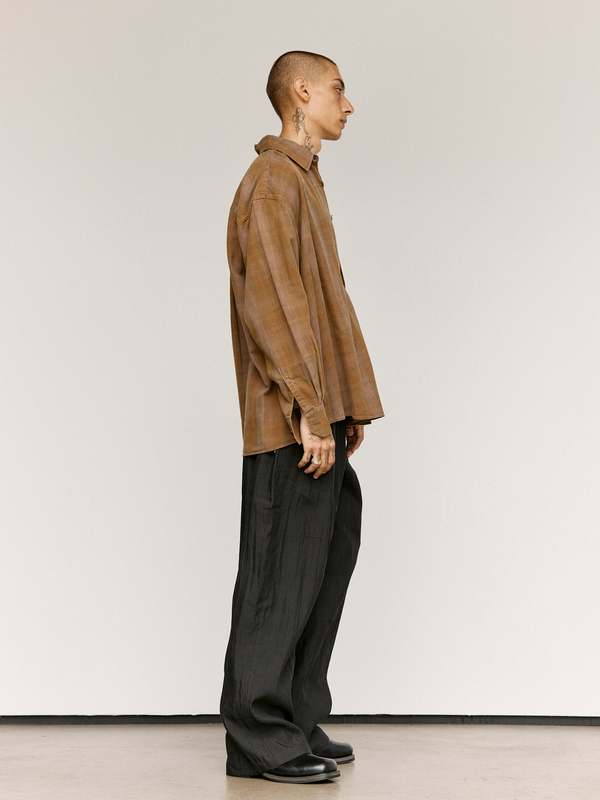 Our Legacy Dakota Flannel Check Borrowed Shirt