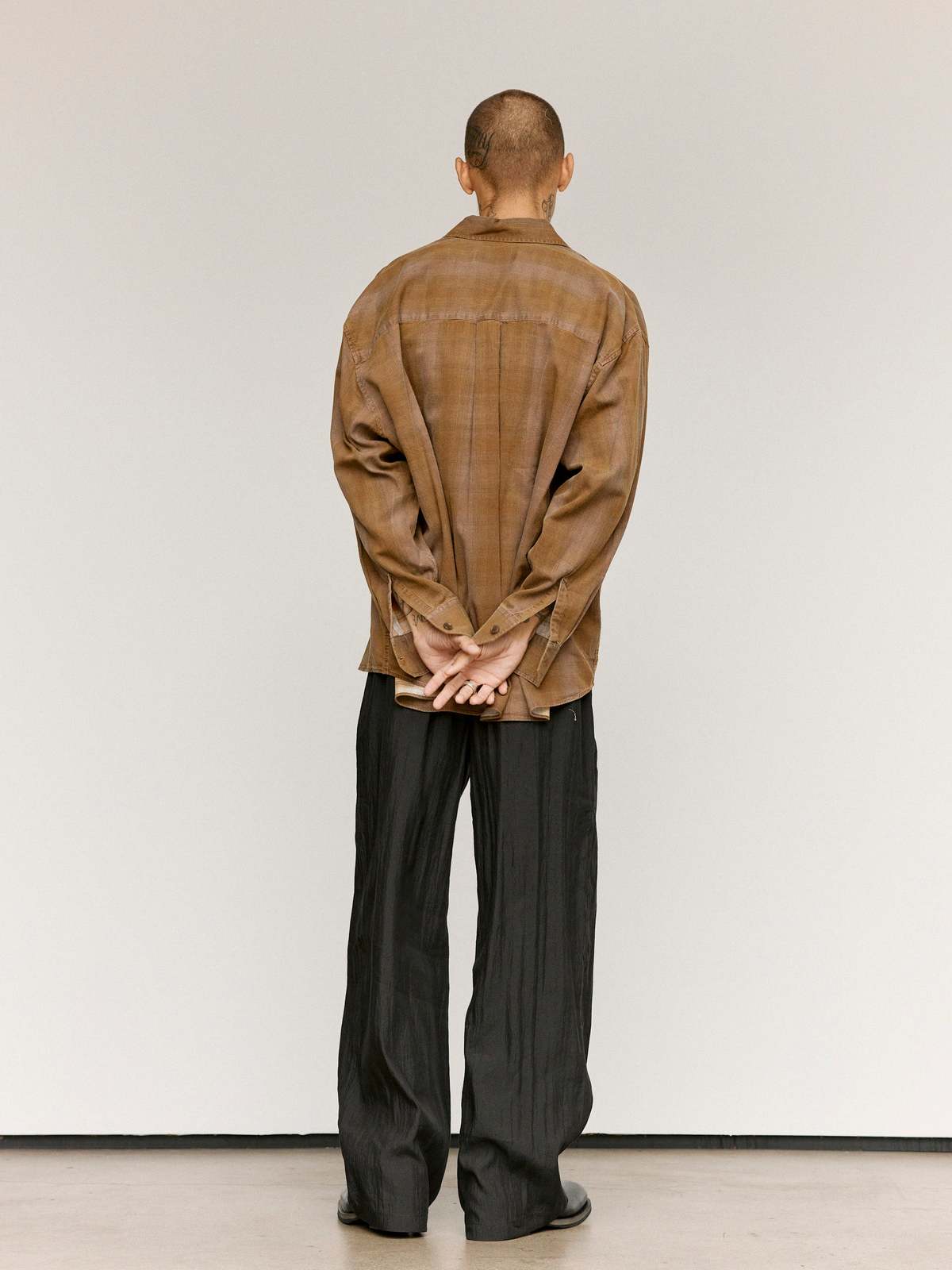 Our Legacy Dakota Flannel Check Borrowed Shirt - Image 7 of 9