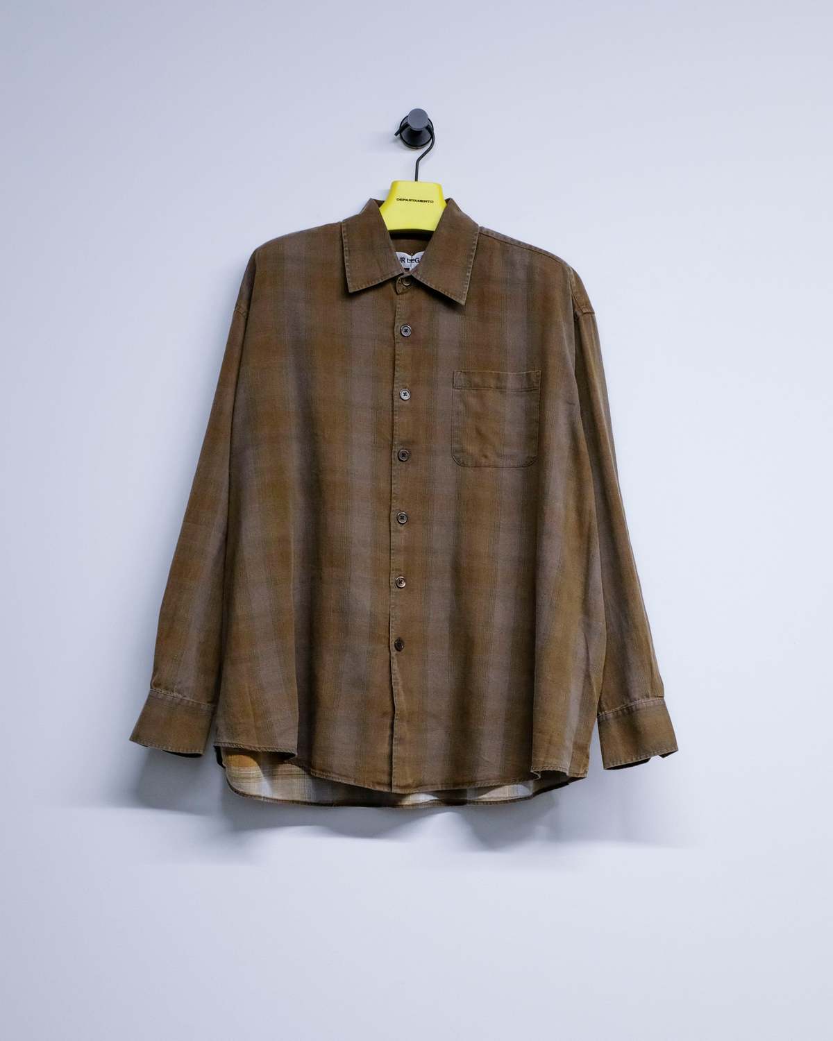 Our Legacy Dakota Flannel Check Borrowed Shirt - Image 8 of 9