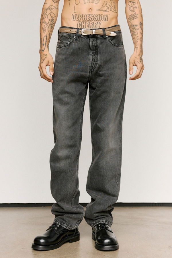Our Legacy Graphite Wave Selvedge First Cut Jeans