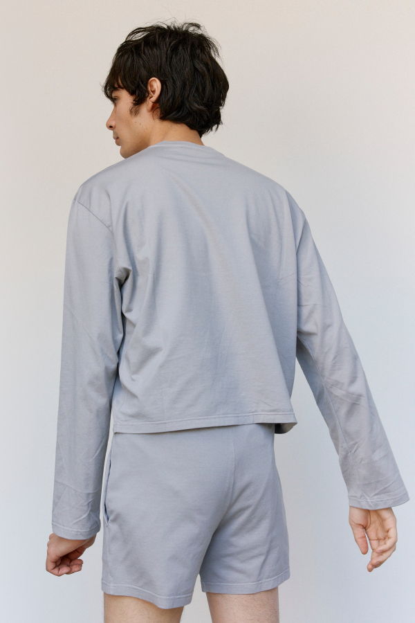 Rier Jersey T-Shirt Round Neck Long Sleeve Tee
